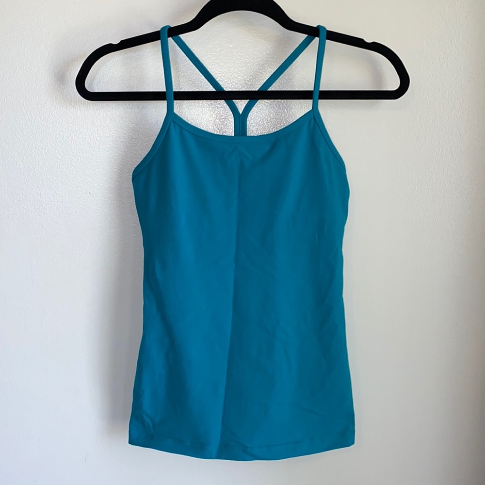 CLEARANCE Lululemon Power Y Teal Tank Top